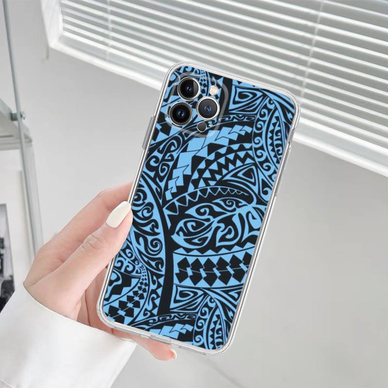 Yinuoda Maori Tribal Samoan Polynéské pouzdro na telefon Silikonové měkké pro iphone 14 13 12 11 Pro Mini XS MAX 8 7 6 Plus X XS XR kryt