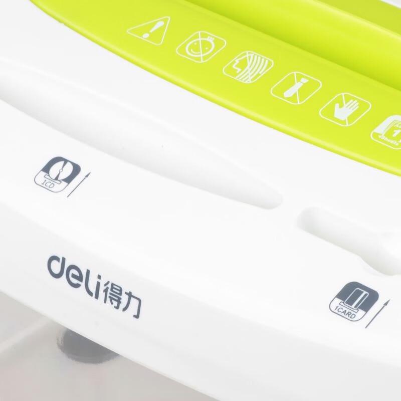 Deli 9935 Manual Hand-Crank Paper Shredder CN Plug (adapter Included)