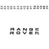 Insignia Emblema de Coche Range Rover Con Acabado Espejo Para Decoración de SUV