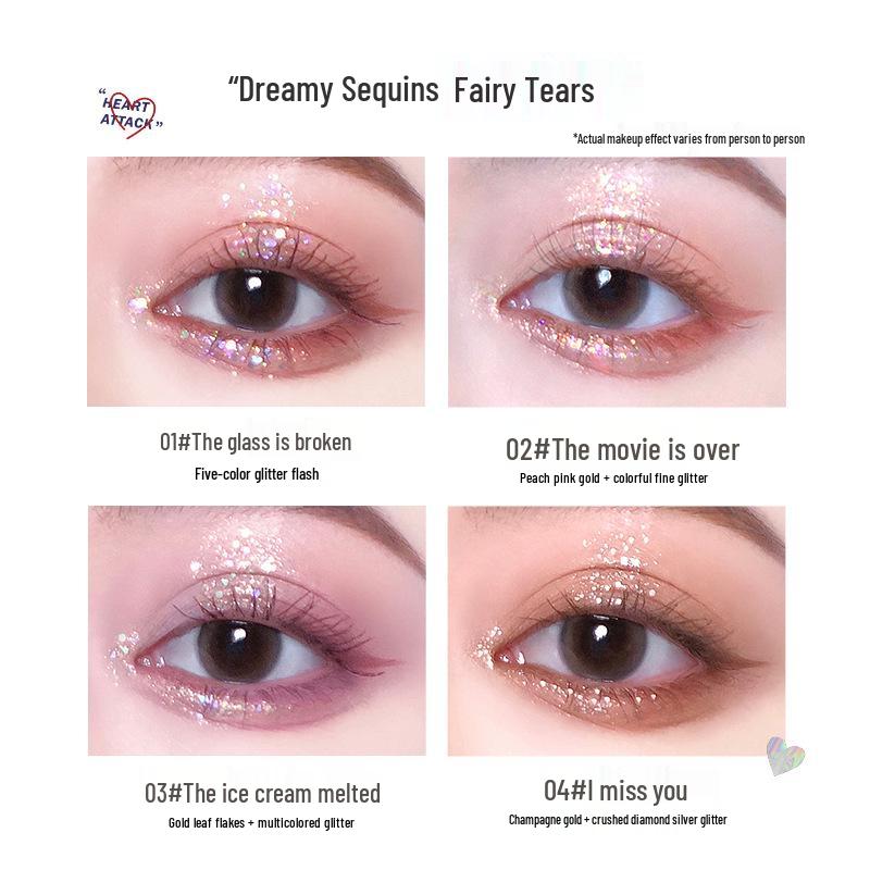 Floria Liquid Eyeshadow: Shimmer, Matte & Glitter Highlights