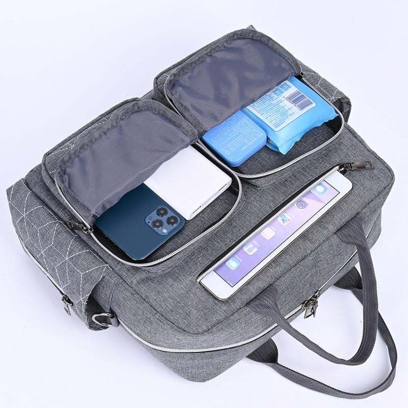 Sac Bandoulière Léger En Nylon Pour Femmes – Sac à Main/messenger Imperméable, Multiples Poches – Taille 24x22x10 Cm, 200g - 11