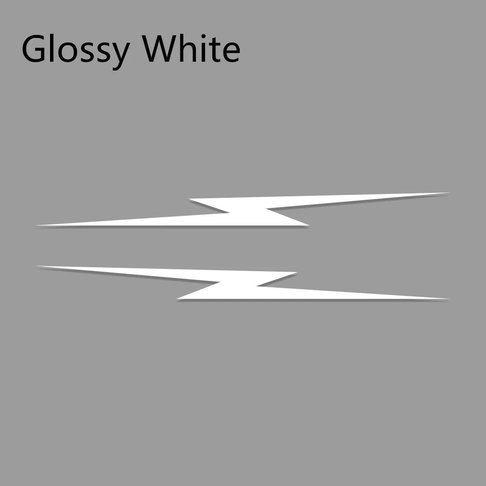 Universal 2PCS Car Door Side Stickers Lightning Style Vinyl Film Decals Decoration Tuning Auto Accessories Fit For All Models