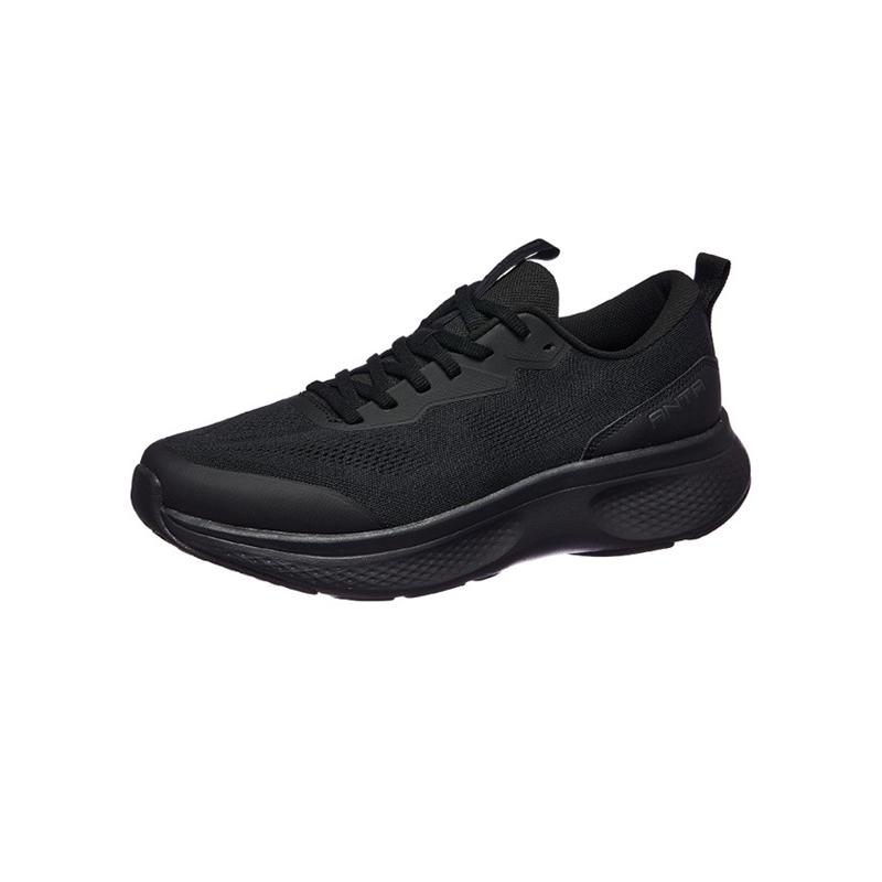 Anta Shining Lite Soft Sole Comfortable Fashion Breathable Wear-Resistant Shock Absorption Low-Top Walking Shoes Men sneaker Basic-Black 112547713-1