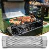 Pellet Smoker Buis 6 inch/7 inch Roestvrij Staal Grill Pijp Geperforeerd Gaas Smoker Buis Filter Gadget Generator BBQ Accessoires Gereedschap
