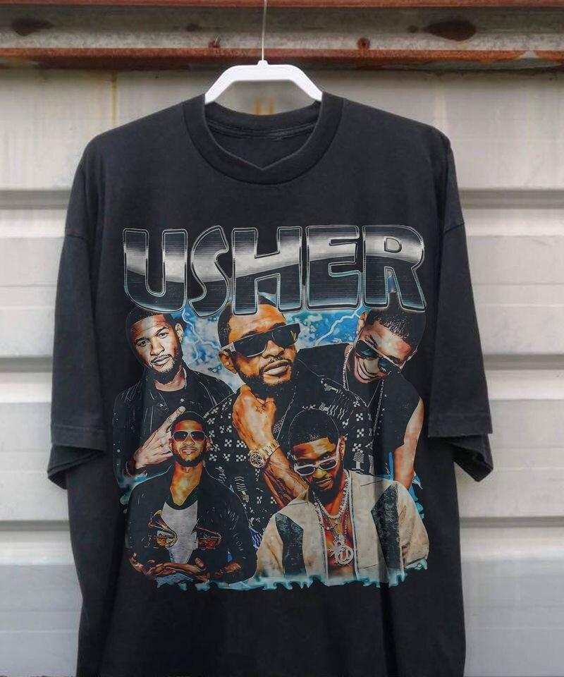 Rapper Usher Shirt Vintage Usher 90s Shirt Retro Usher Graphic Gift For Fans L