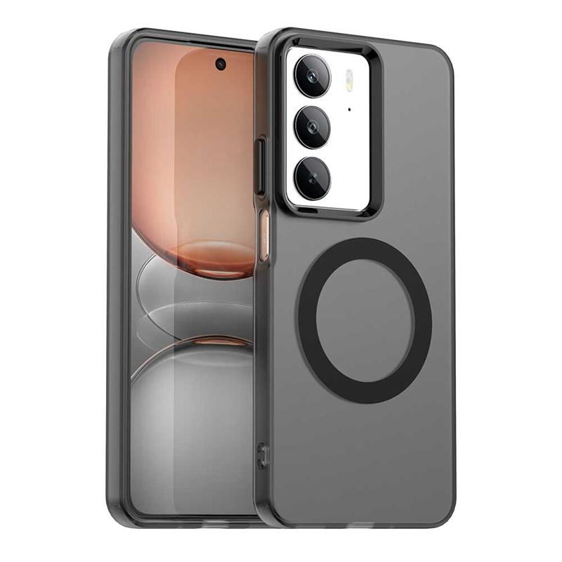 Magnetic Adsorption Wireless Charge Clear Case For Realme C75 Transparent Back Case For Realme C75 Case For Realme C75 6.72 inch