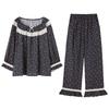 Pajamas Women'S Pure Cotton Long-Sleeved Women'S Autumn And Winter Cotton Thin Large-Size Loungewear