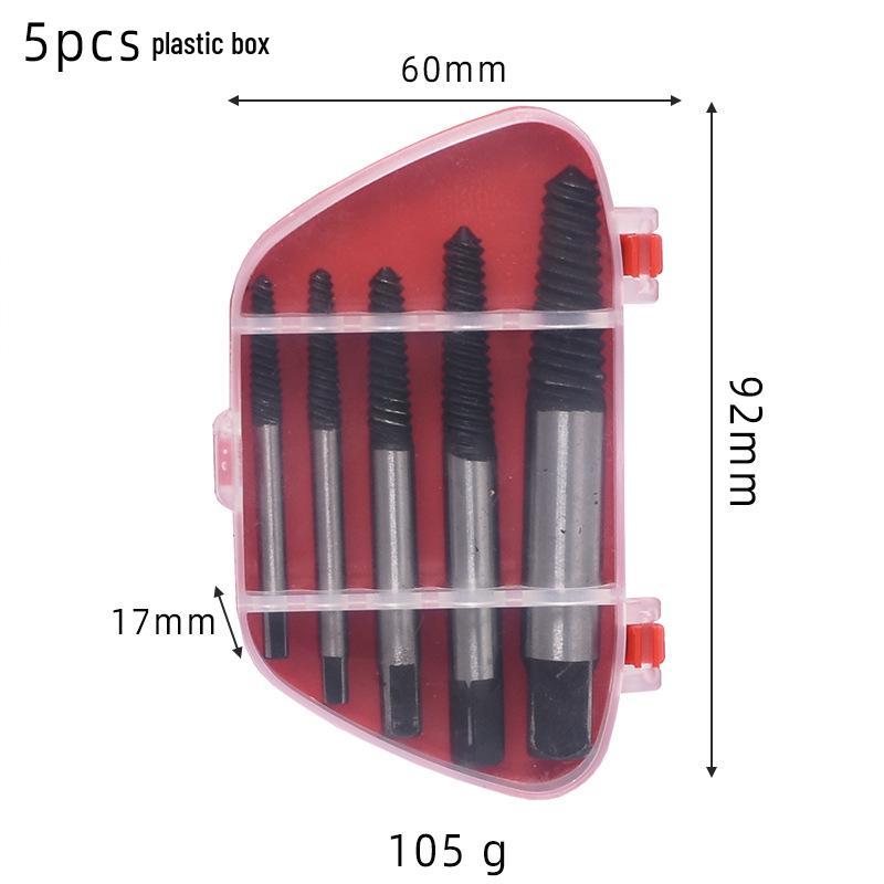 5/6/8-Piece High-Strength Broken Pipe & Screw Extractor Set
