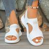 Women Sandals  Knit Elastic Cloth Wedge Sandals Slip On Lightweight Walking Shoes Ladies  Comfortable Shoes Women