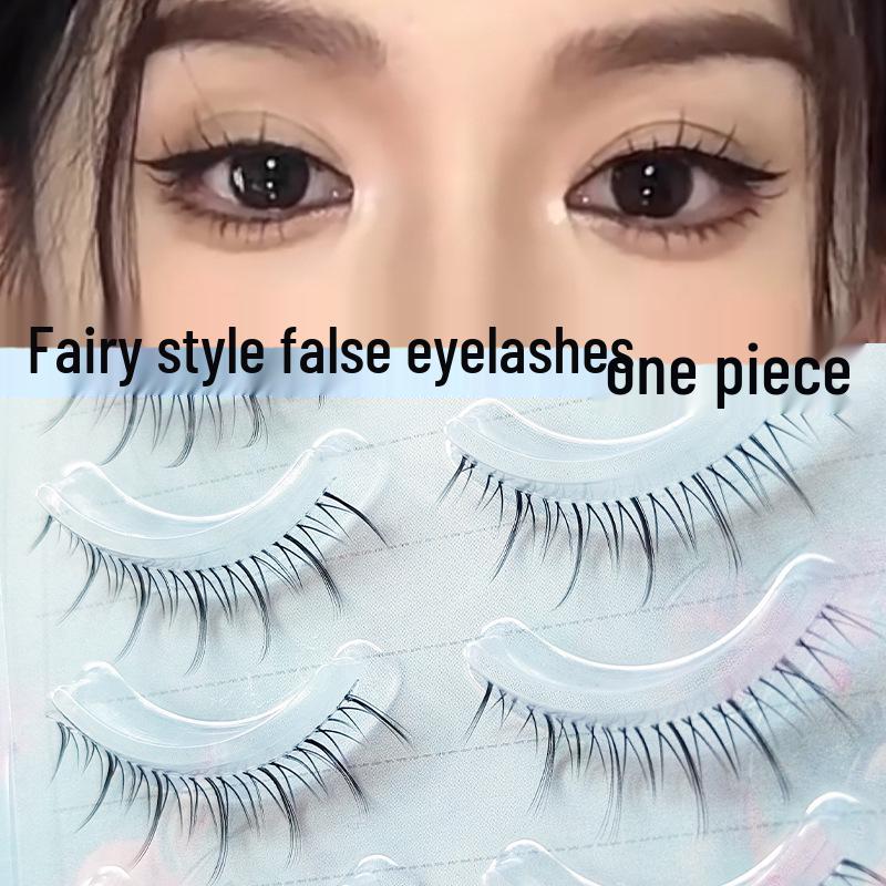 

Yue Jiao Niang Sunflower Natural False Eyelashes with Transparent Stem