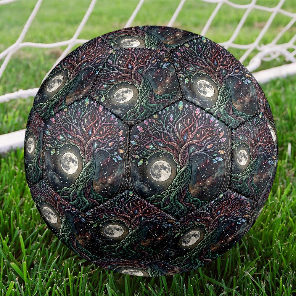 1pc Tree Life Size 5 Soccer Ball Professional Lightweight Durable Match Training Football Indoor &Outdoor Sports BallTraining Ball Y48