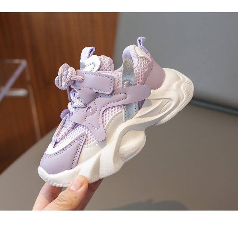 Girls' Shoes Children's Sneakers, Autumn Lightweight Anti-slip Casual Shoes, Boys' Chunky Sneakers (Dad Shoes) for Toddlers and Kids, Versatile Style