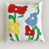Pure Cotton Embroidered Office Cushion Pillowcase Car Cushion Cover 45X45CM Lumbar Pillowcases Sofa Pillowcase