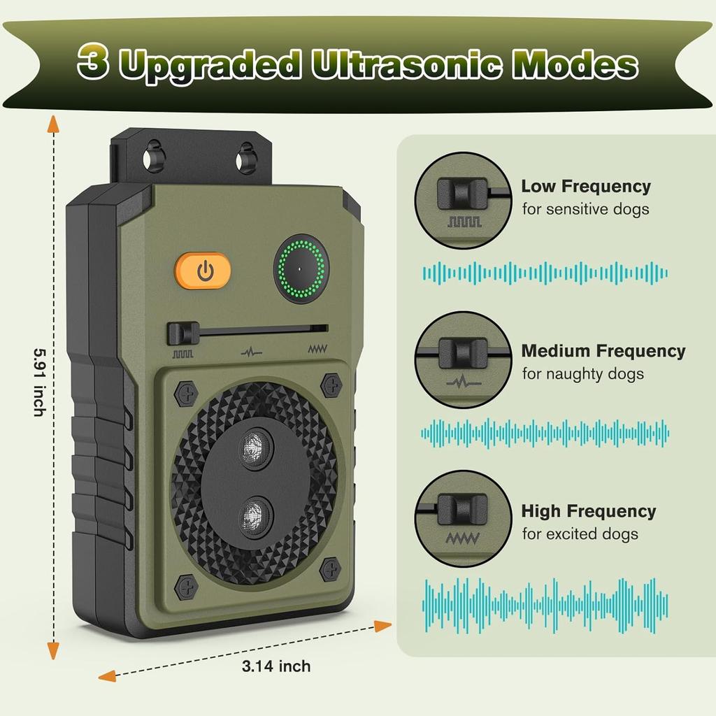 Outdoor Smart Pet Ultrasonic Barking Device