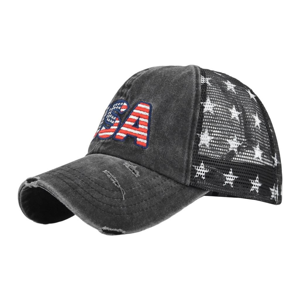 Gedenkhut für Damen und Herren, verstellbarer Sonnenhut im Used-Look, Lustiger Hut