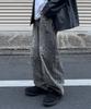 MUCENT Dit Snap Button Leopard Wide Pants