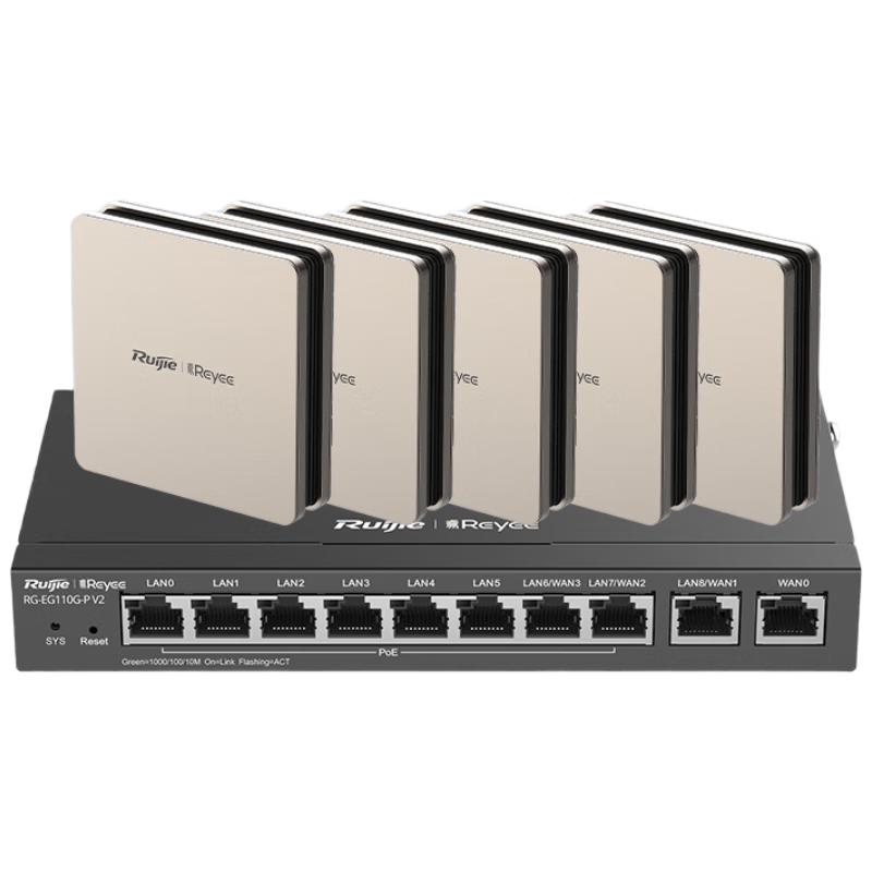 Ruijie WiFi 6 Gigabit Dual-Band 1800Mbps Whole-Home AC+AP System (CN version)