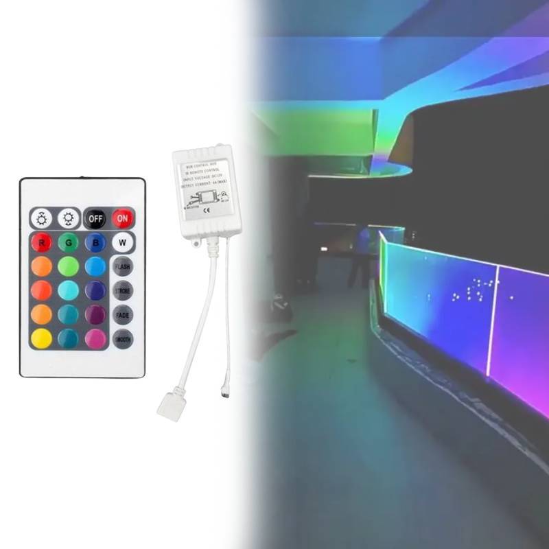 Remote 24 Keys Control Dc12v Led Controller Rgb Control Box Accessories Supplies