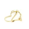 Les Trésors De Lily [G1675] - Gold Plated 'Love Celebration' Pendant