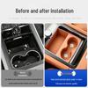 -Compatible with 26 AITO M9 Models: Central Control Cup Holder Tray & Protective Pad for Car Interior.