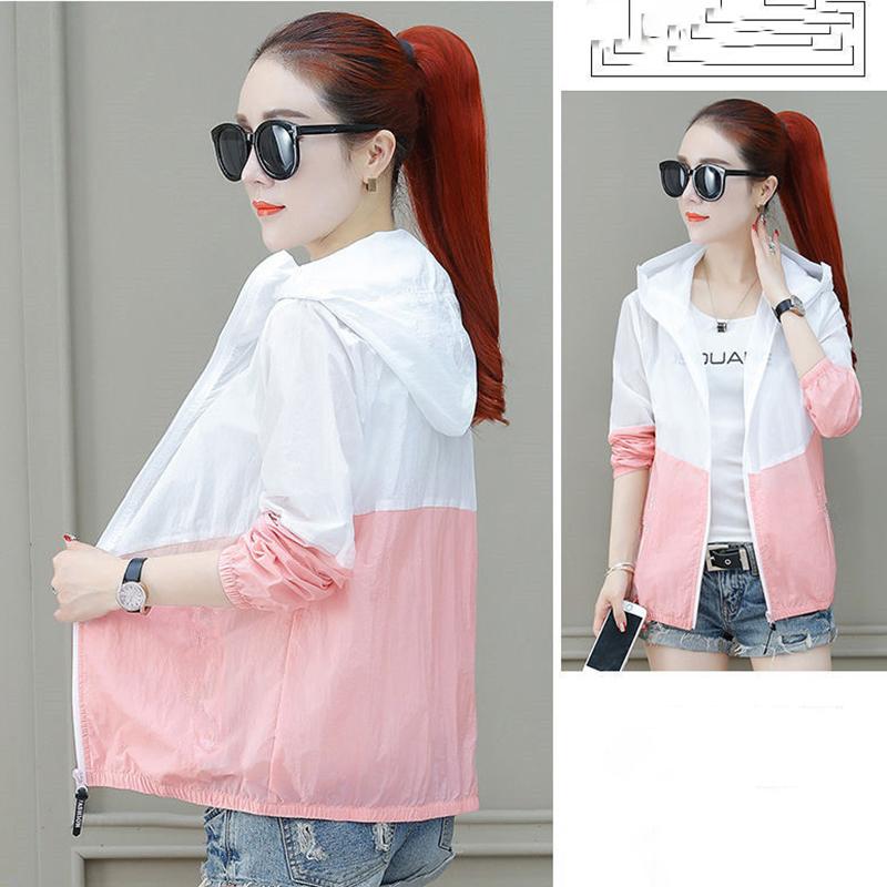 Summer Women's UV Protection Sunscreen Jacket Korean Style All-match Thin Loose Sunscreen Clothing