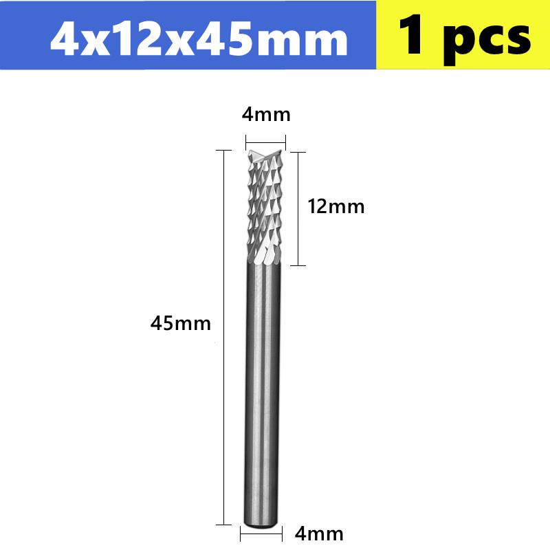 PCB corn  milling cutter Carbide End Mill 3.175/4/6/6.35/8/10/12mm shank,  CNC Cutting Milling PCB MDF ABS Tools Router Bit