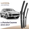 Essuie-glace LUTEHIL Pour Porsche Cayenne 2010-2017 Essuie-glace Avant et Arrière Balais d'essuie-glace Pare-brise Pare-brise Fenêtre Brosses 26"+26"+14\"