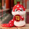 Cute Snake Year Mascot Plush Toy Doll  Year'S Lucky Pendant Cute Snake Keychain Snake Year Wealth Plush Toy  Year Gift