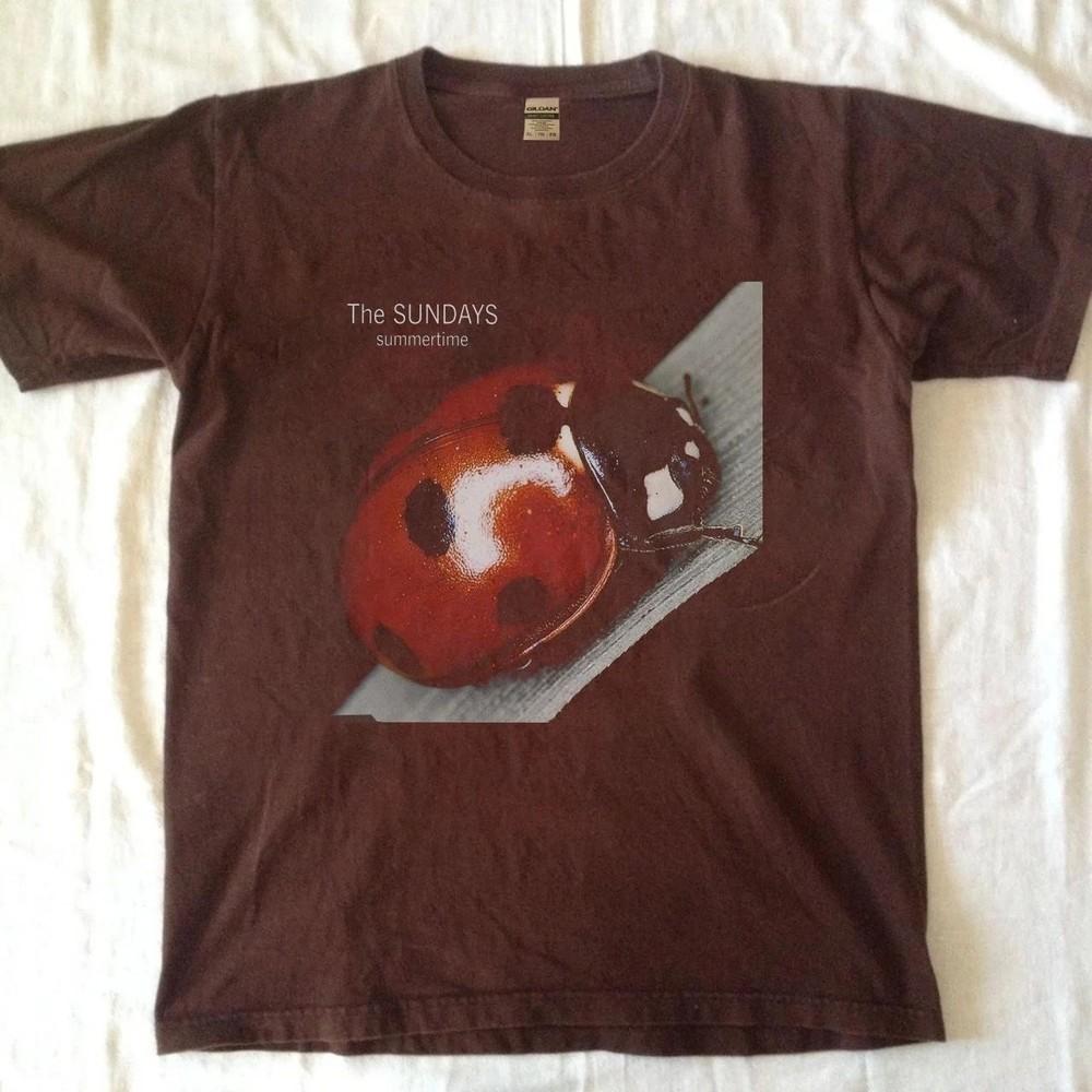 Vintage The Sundays rock music tour short sleeve dark chocolate shirt M