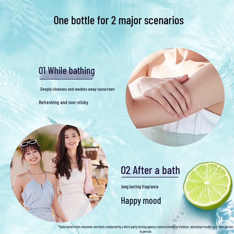 Lux Refreshing Sea Salt Foaming Shower Gel