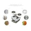 Easy Installation Shower Door Rollers Adjustable Height & Anti Collision Door Rollers 4pcs/set for Bathroom Glass Doors