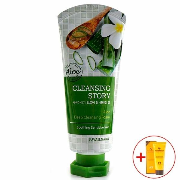 Skin Facial Cleanser Fresh Foam 120g Aloe (W9EC8D2)