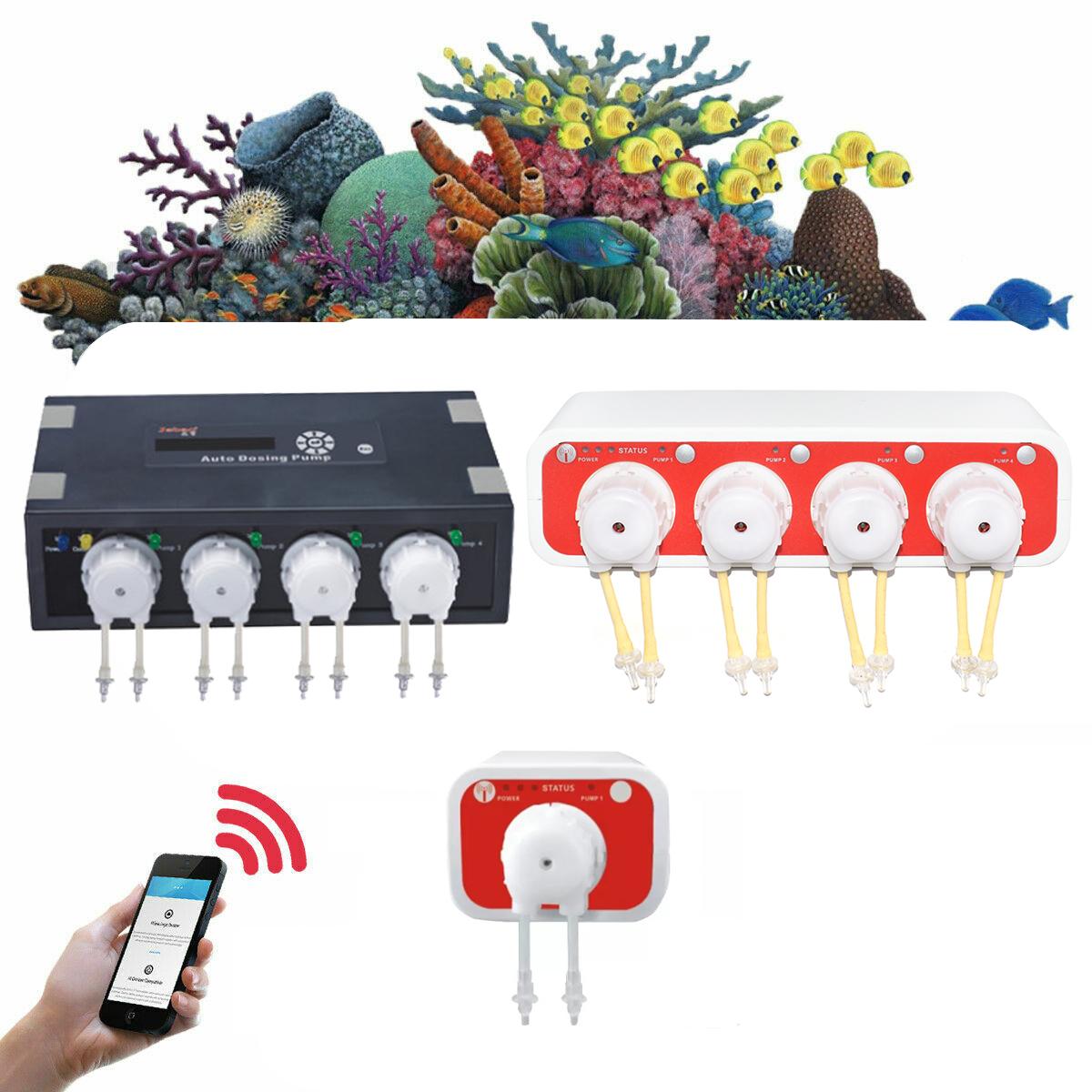 

Фильтр водяного насоса Jebao, автоматический дозирующий насос-автоматический дозатор для морских рифов 3,1 2,4 3,4 WIFI Control DP-4 для аквариумов