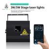 Laser Light 3W 5W RGB 3in 1  Animation Beam Laser Light Scanner Stage Projector DJ Disco Bar Club Party Dance Wedding Christmas Effect