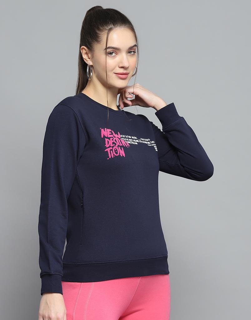 ROCK.IT Women Regular Fit Winter  Sweatshirt