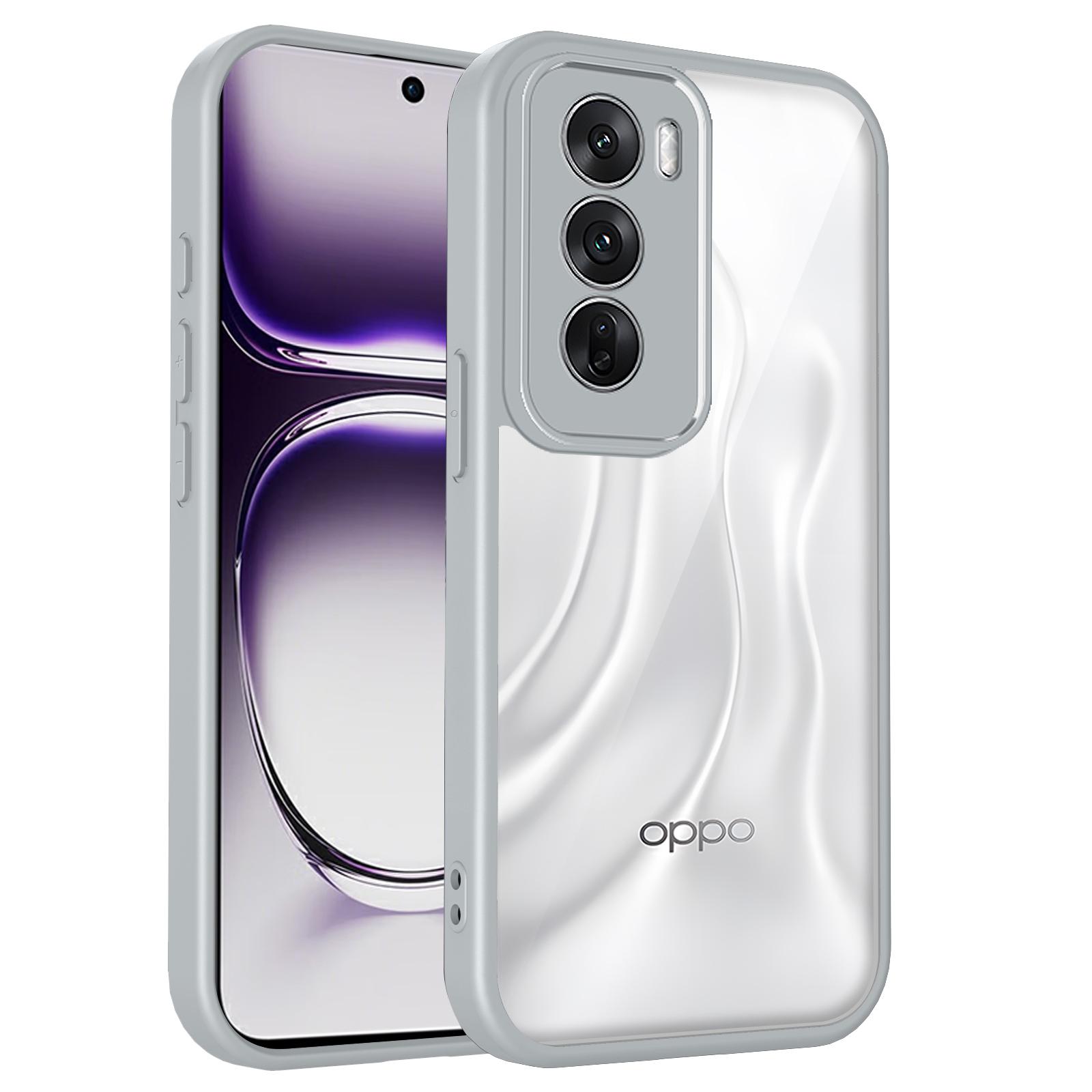 For Oppo Reno 12 Case OPPO Reno 12 Pro Phone Case Reno12 Cover Air Cushion Shockproof Silicon Bumper Clear Matte Back Cover Hard OPPO Reno12