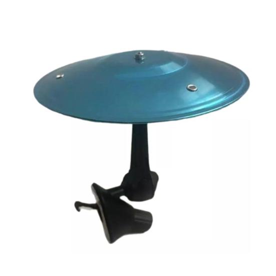 

Автомобильная тарелка для аварийного отключения воздуха, легко прикрепляемая, маленькая тарелка, напечатанная на 3D-принтере, металлический ударный инструмент для любителей музыки синий