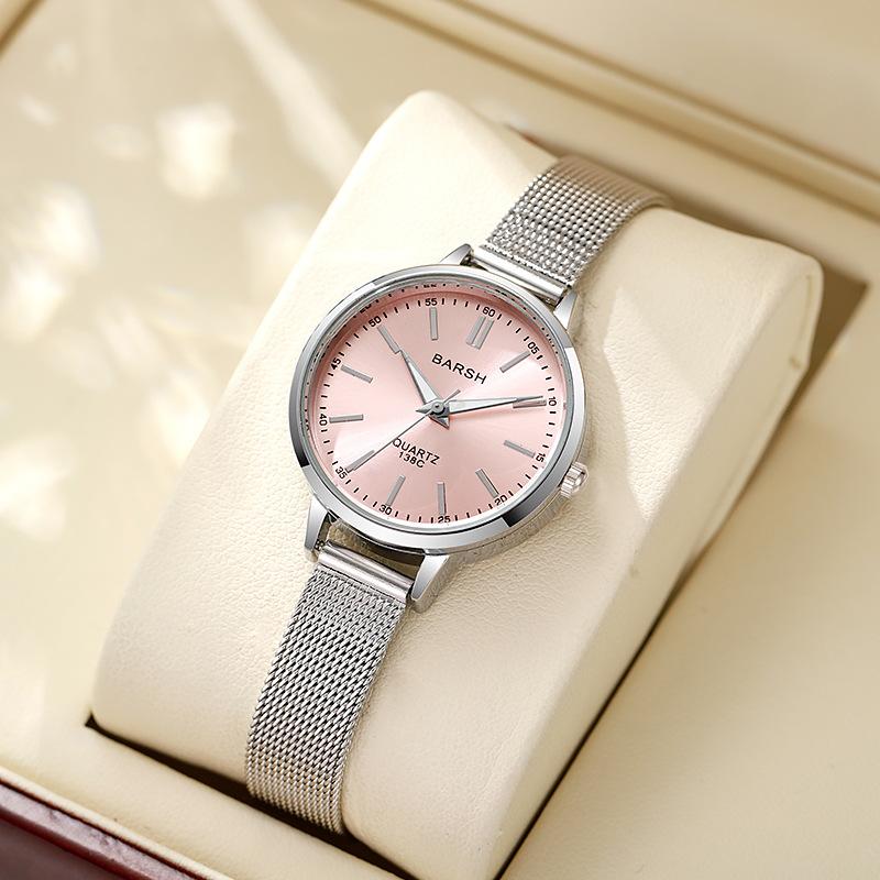 This is a high-end, simple, elegant, light luxury, niche and fashionable watch for women