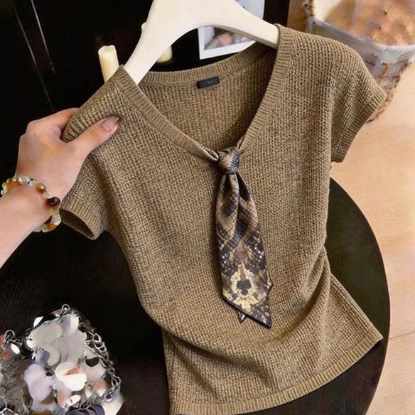2026 Chic Summer Short Sleeve Women's T-shirt - Stylish, Versatile & Elegant Design