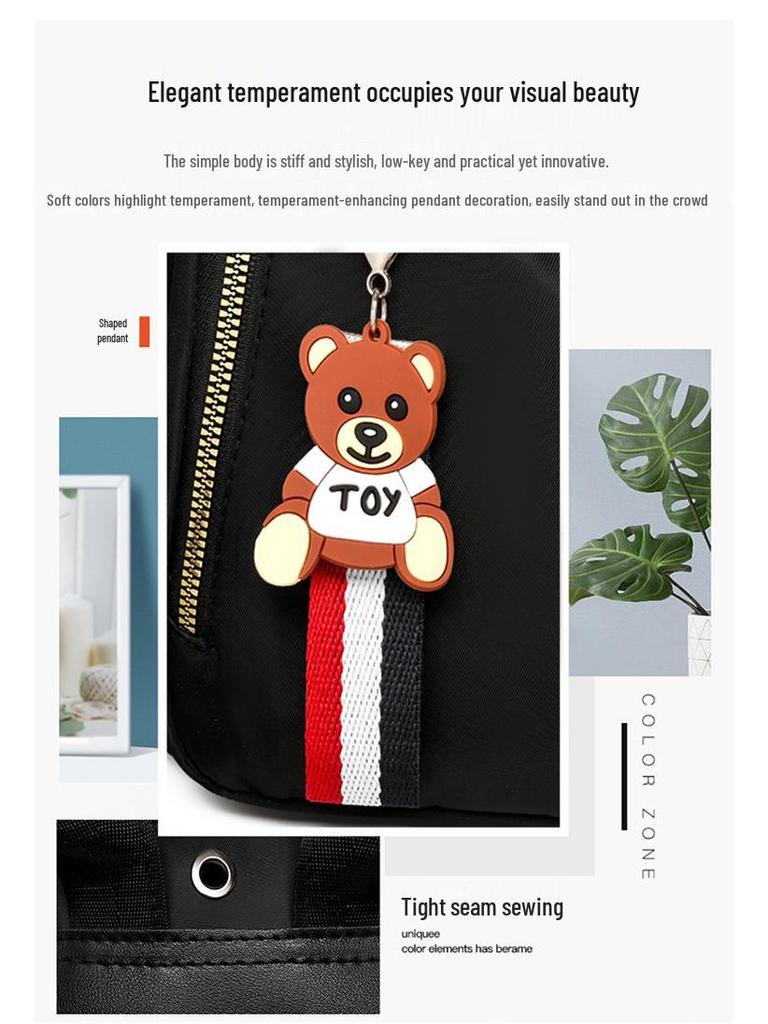 2025 Women's Oxford Cloth Lightweight Small Fashion Travel Backpack & Handbag