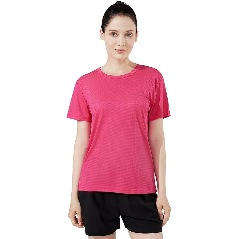 

[Rovidorx] t-shirt ladies short sleeve sports Relaxing tee shirt big size gym wear sport t-shirt quick drying dry t shirt sportswear running training