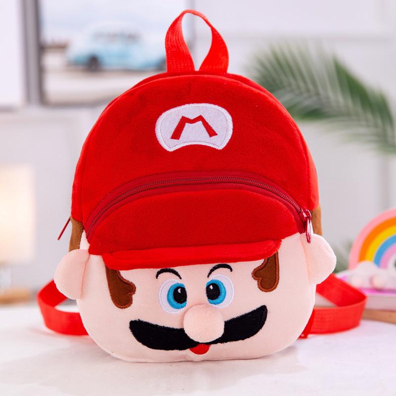 New Cross-Border Toddler Plush Backpack & Coin Purse for Ages 1-4 - Cartoon Design, Lightweight