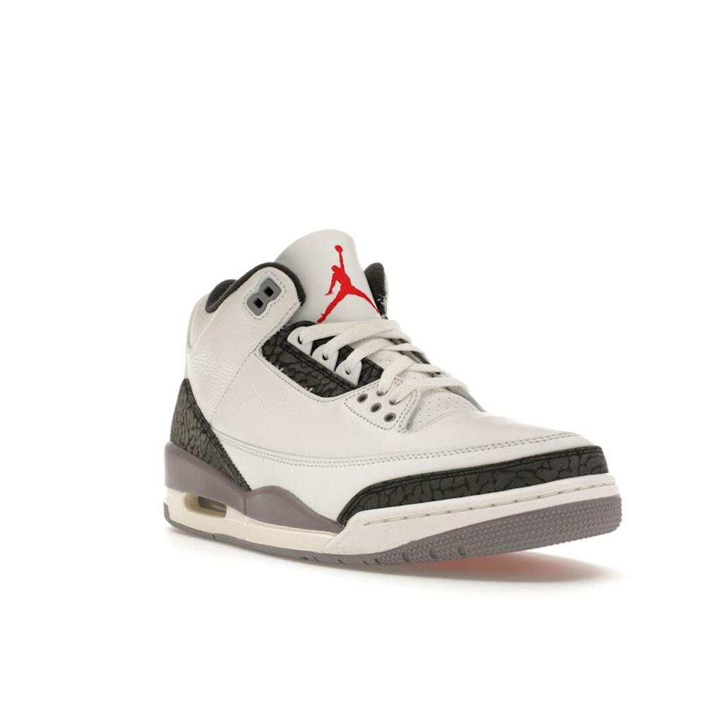 Air Jordan 3 Retro Cement Grey Men Sneakers White Summit-White Fire-Red CT8532-106