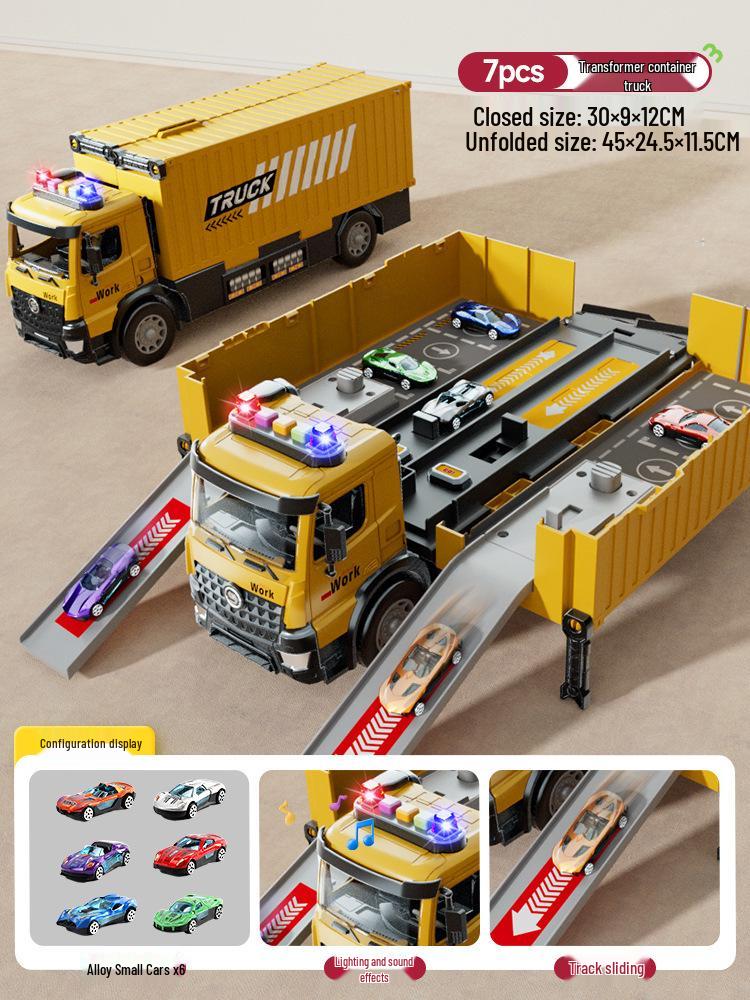 Children s Crane Truck & Excavator Toy Set