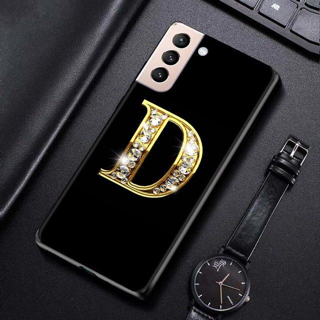 

Чехол для телефона Samsung S21 S20 Ultra S10 Plus Lite S21 S20 Fe 5g Galaxy S10e S9 S8 S7 Edge, силиконовый чехол с буквами алфавита For Samsung S8