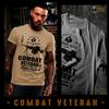 Combat Veteran T-Shirt Iraq Afghanistan War Vietnam WW2 Korean War Battle Tested
