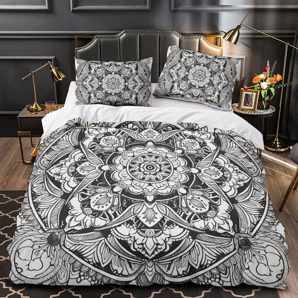 3D Digital Printing Bedding Two Or Three-Piece Set Bohemian Series Polyester