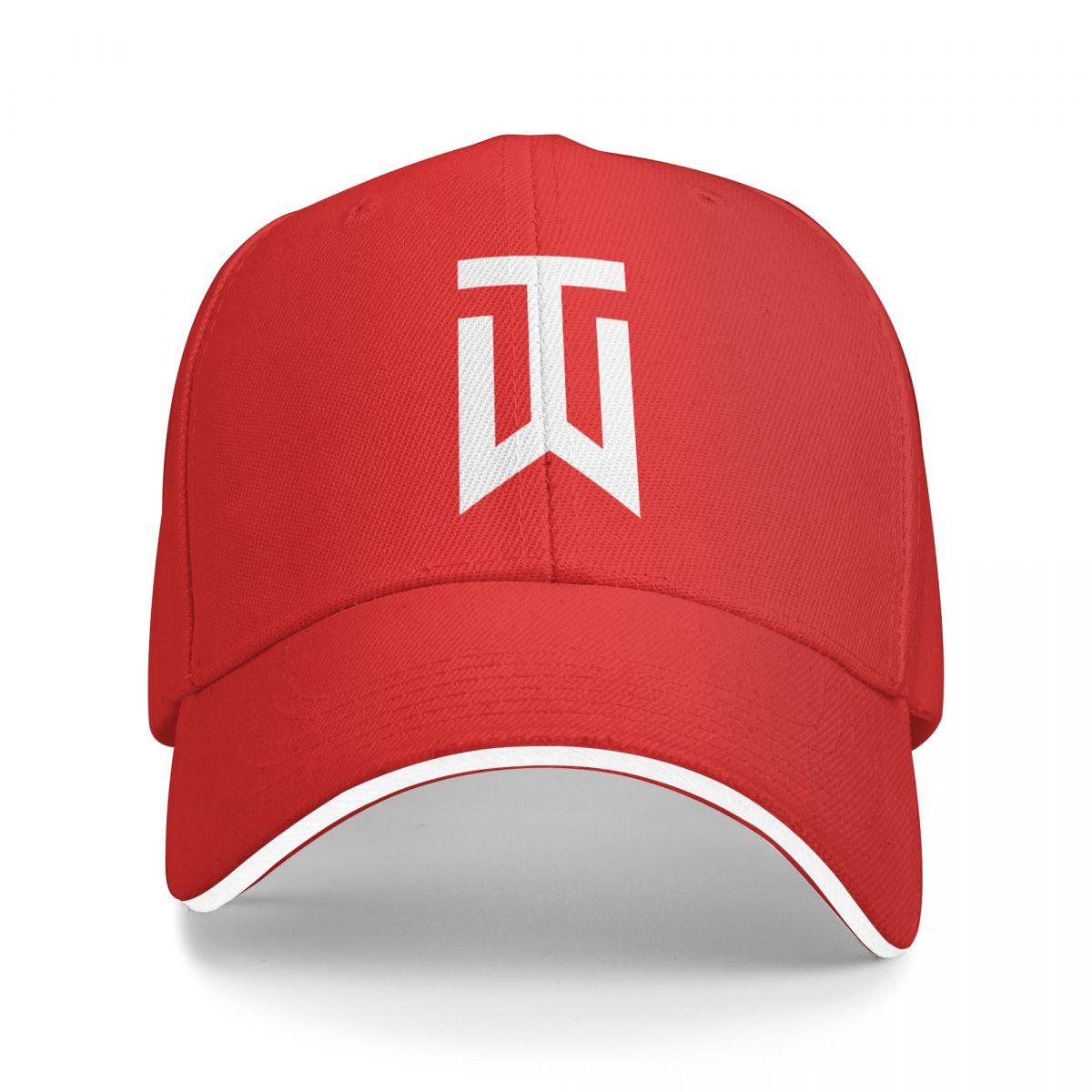 Dnv cap Tiger-Woods- Logo Baseballpet Unisex Verstelbare Baseballpetten Hoeden voor Mannen en Vrouwen One Size