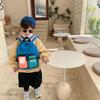 Durable Color Block Japanese Style Backpack for Boys - Ages 3-5