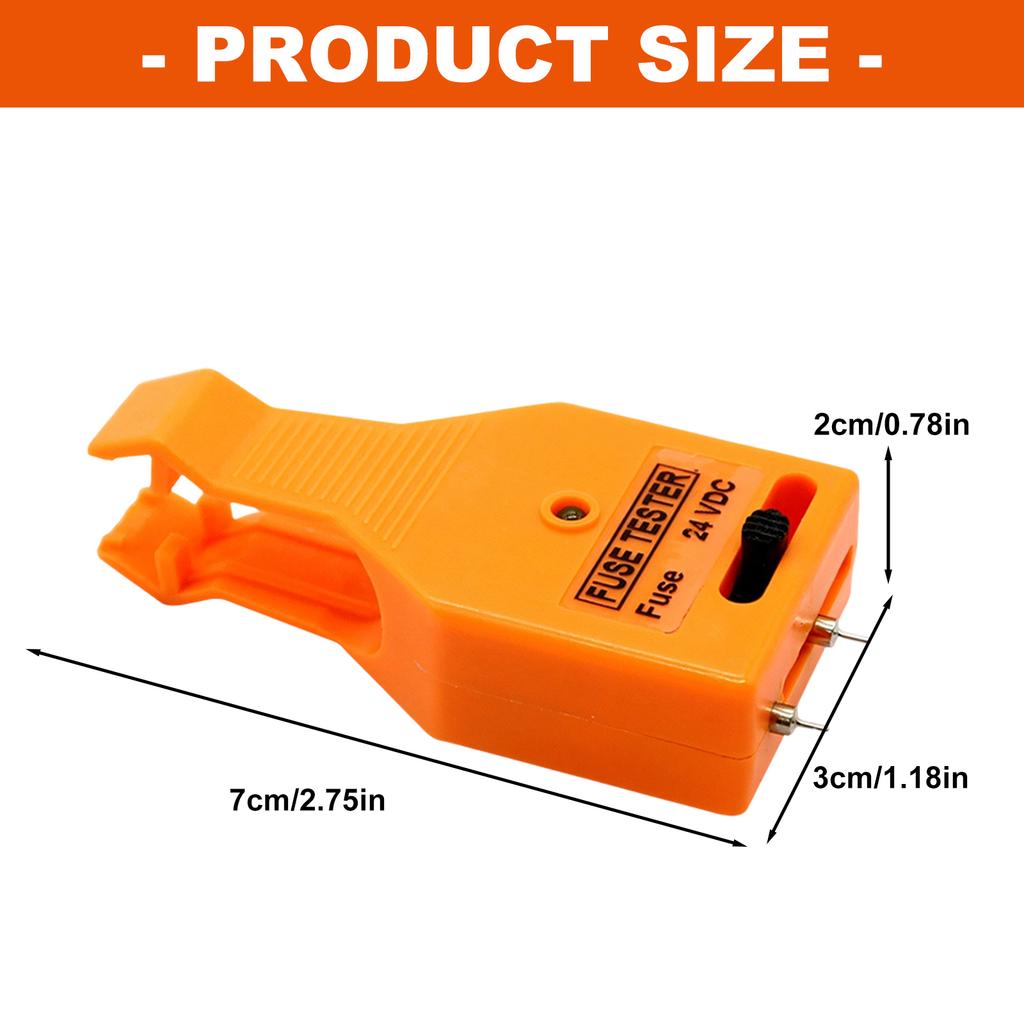 24V Blade Fuses Tester Puller Removal Tool Multifunctional Automotive Fuses Detector Checker Fuses Tester Tool